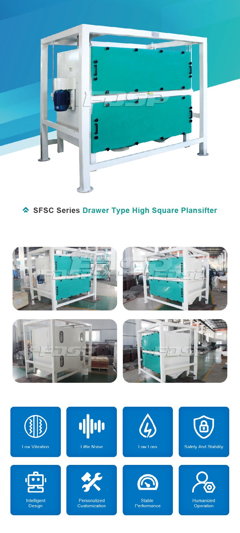 Grading Machine SFSC Series Locker Plansifter(图1)