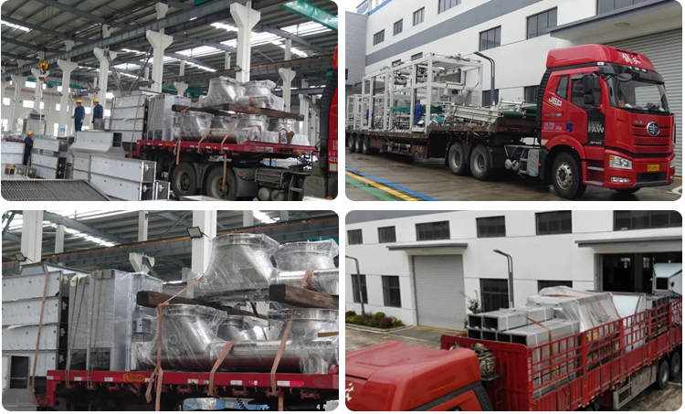 FDSP 300,000 tons per year pre-mixed sugar complete set of equipment are sent “To” Lianyungang