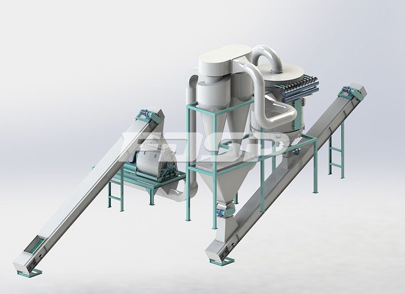 20tph wood logs pellet production line