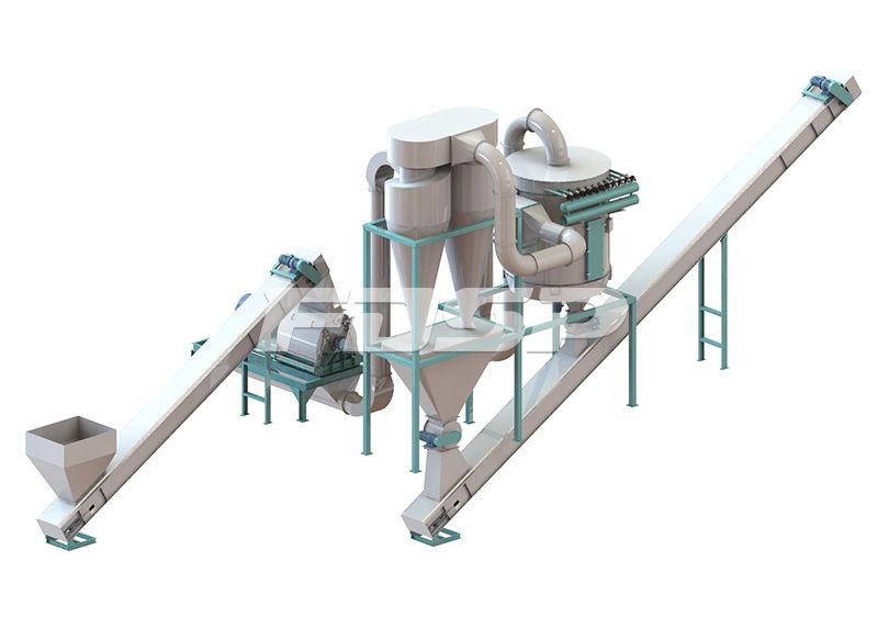 4-6tph crop waste pellet production line