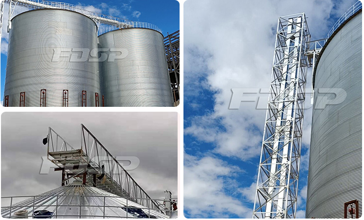 Witness FDSP efficiency! Yunnan Red River Free Trade Zone Phase I 2 × 3000T silo project installation completed(图1)