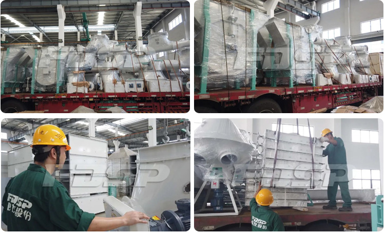 Batch delivery! Equipment for 180,000 tons per year livestock and poultry + ruminant feed production line are sent to in Inner Mongolia(图1)