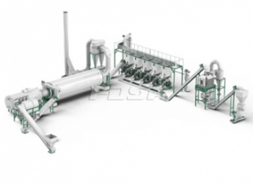 4-6tph Palm waste biomass pelleting line