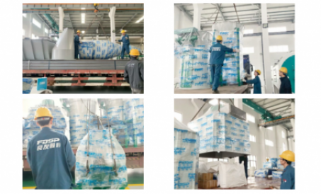 The FDSP completed the delivery of all equipment for the new high-end cat litter production line pro