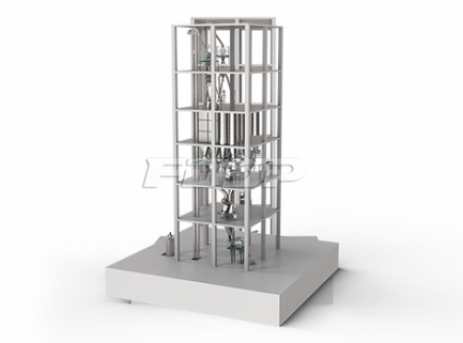 Automatic batching premix feed set