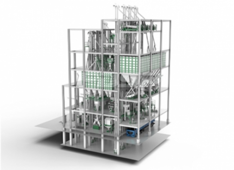40tph livestock & poultry feed mill 
