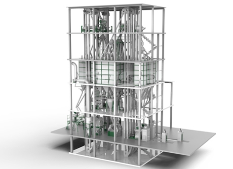 Dual-line SZLH420(15tph) normal aqua feed production line