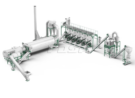 4-6tph Palm waste biomass pelleting line