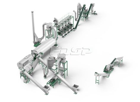 3 to 5 tons of construction template granulation production line