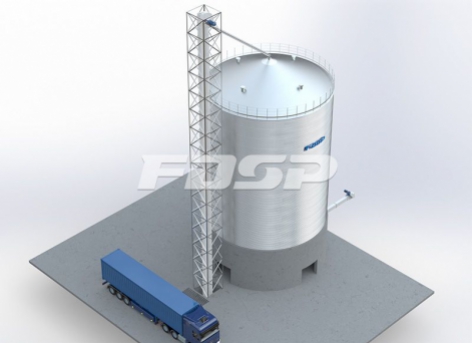 Brewing industry 1-1500T sorghum silo project