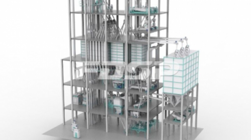 The method of reducing cost and increasing efficiency in the process of feed mill construction