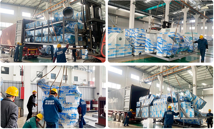 Continuous internationalization! FDSP biomass complete production line went to South Korea again(图1)